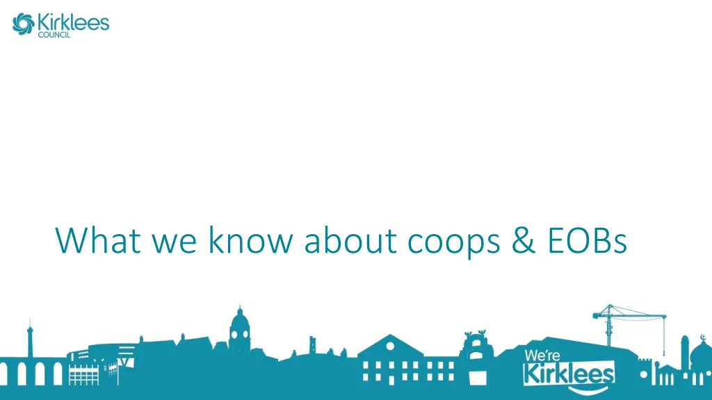 what we know about coops eobs