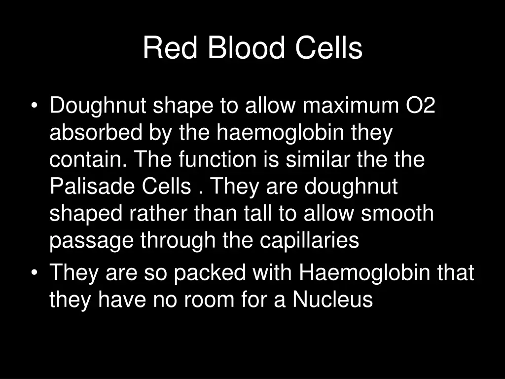 red blood cells
