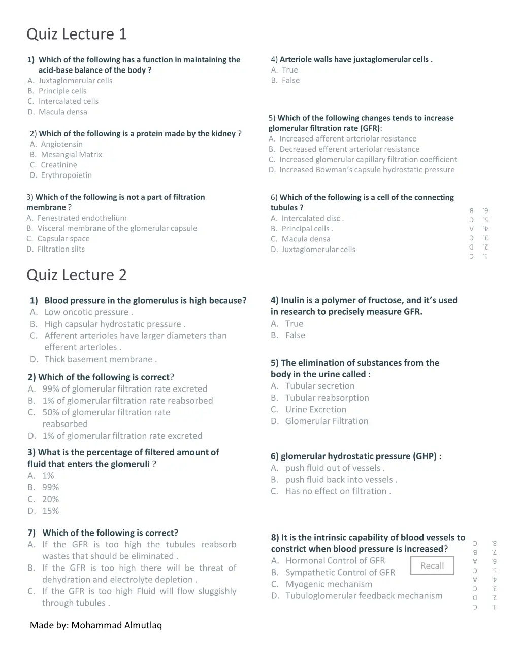 quiz lecture 1