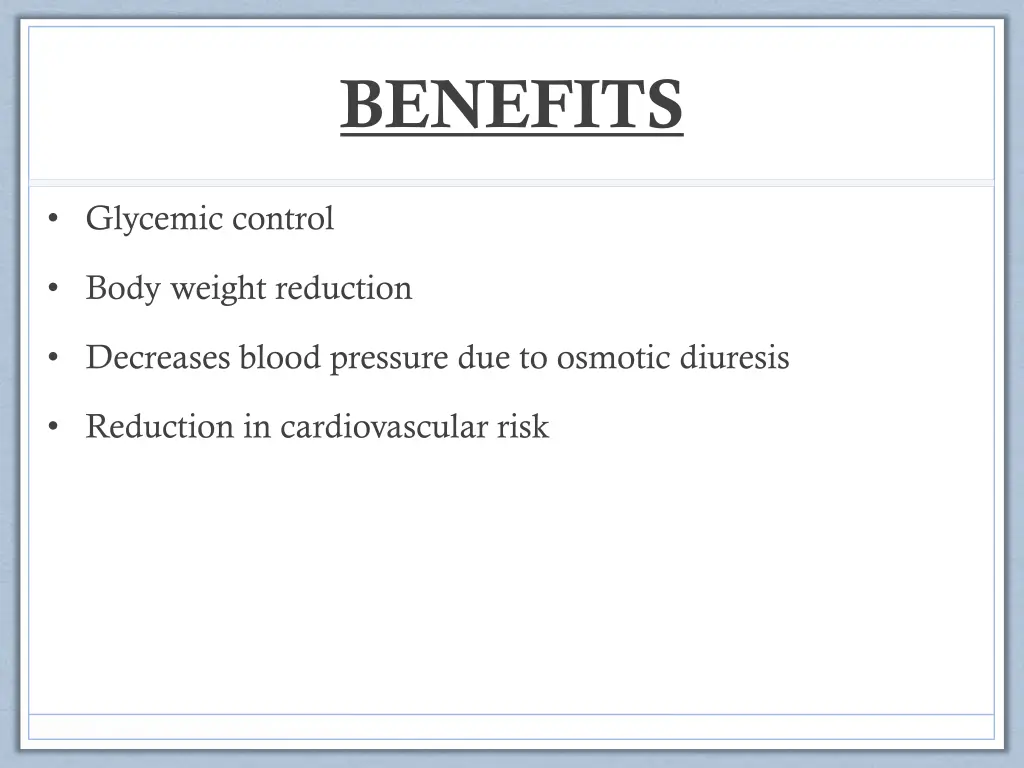 benefits