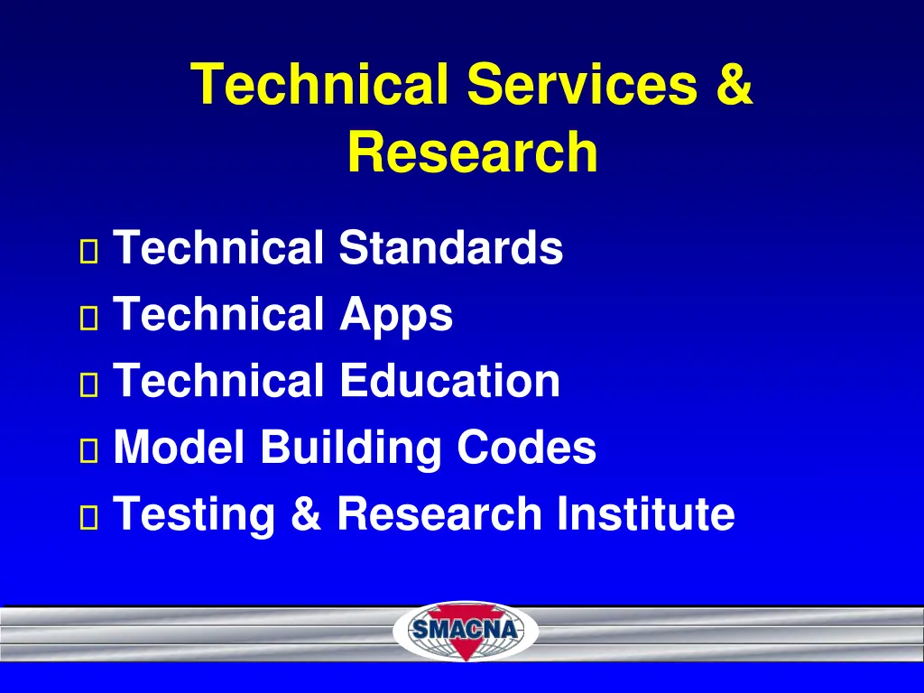 technical services research