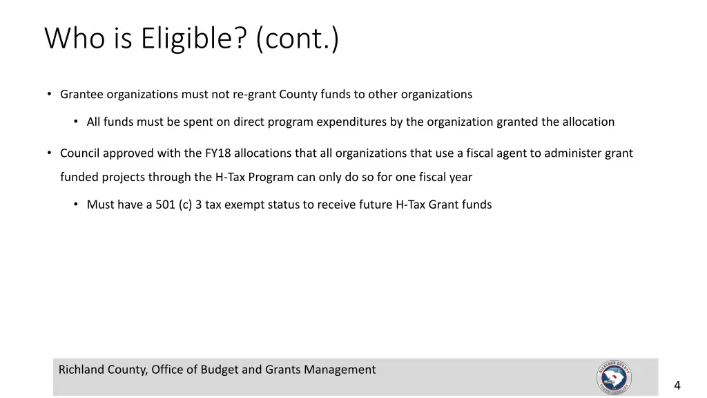 who is eligible cont