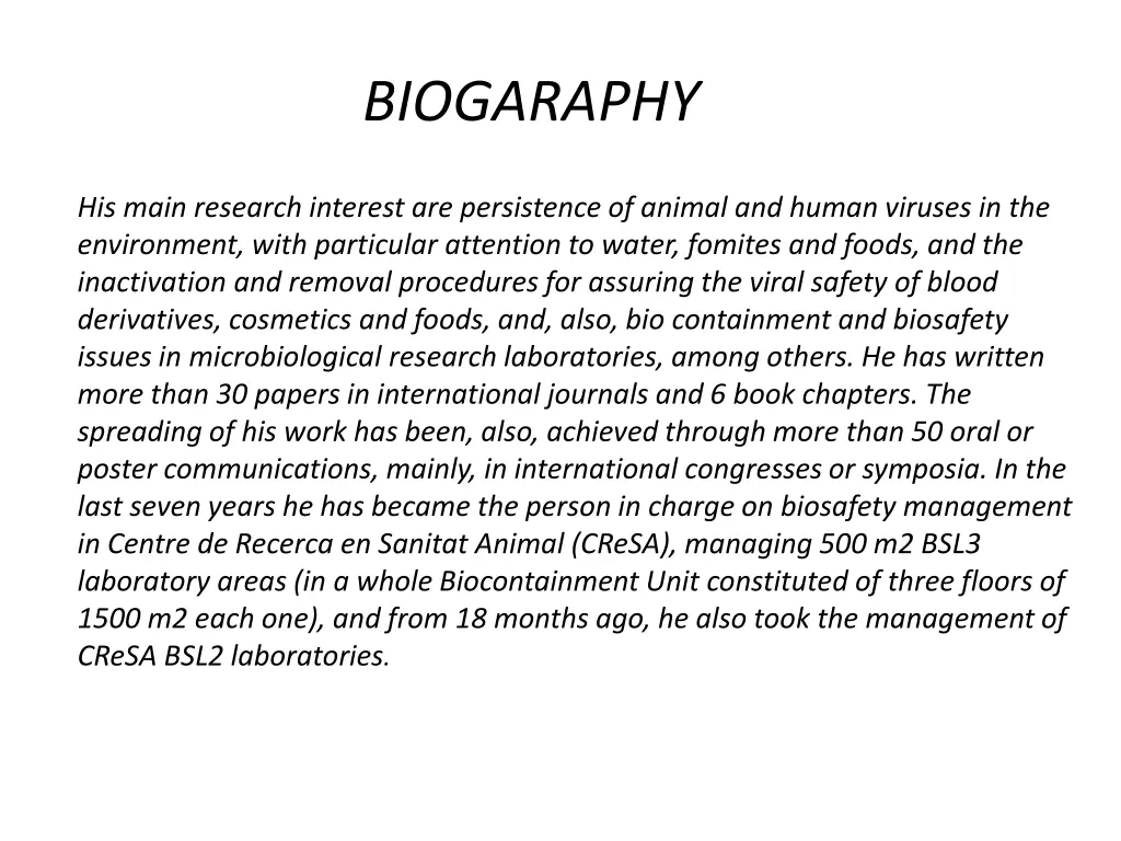 biogaraphy