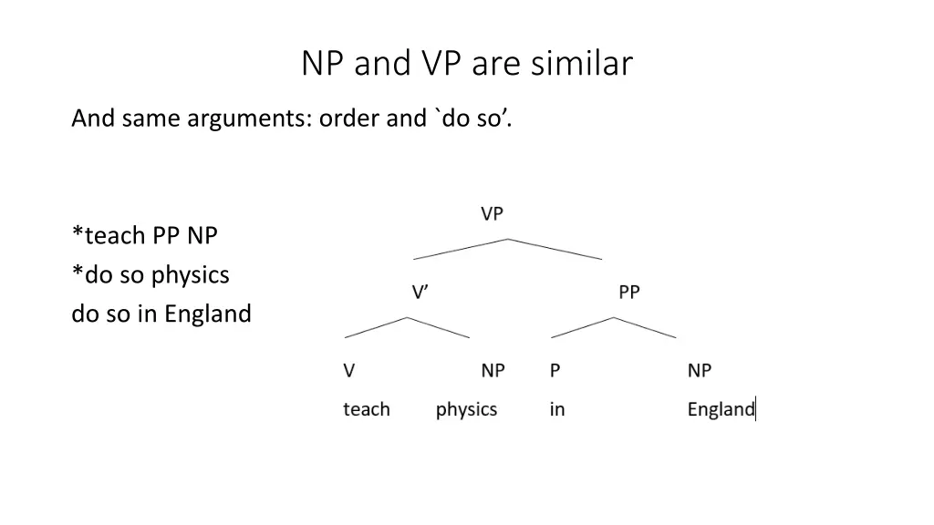 np and vp are similar