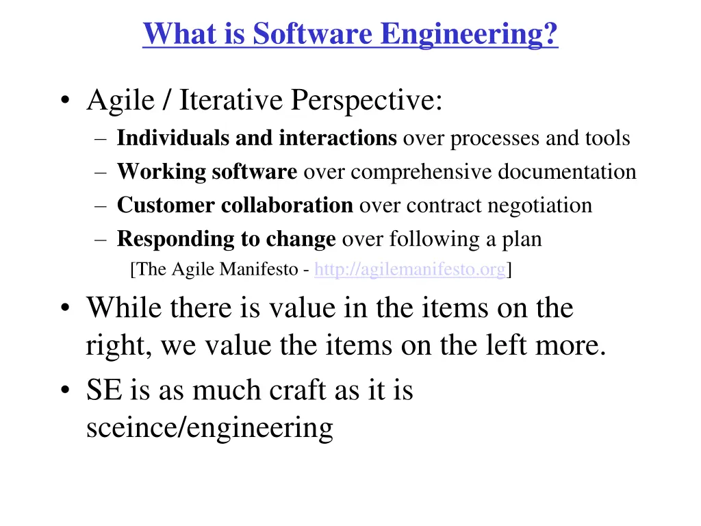 what is software engineering 1