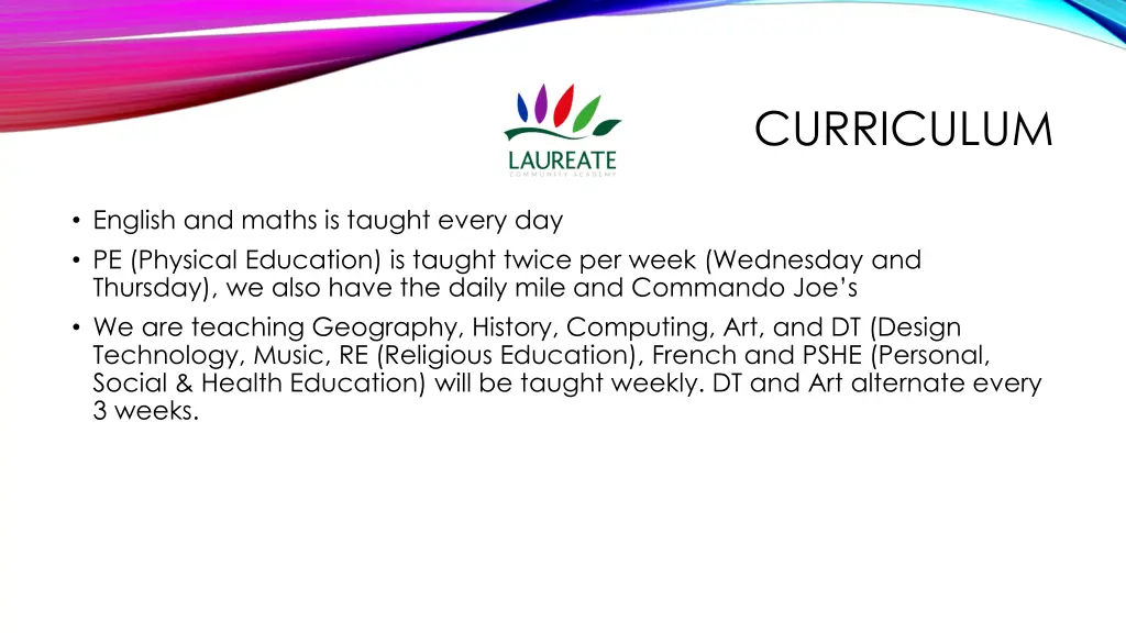 curriculum