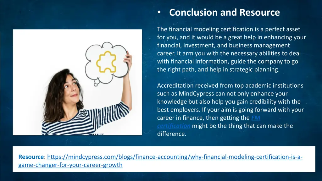 conclusion and resource