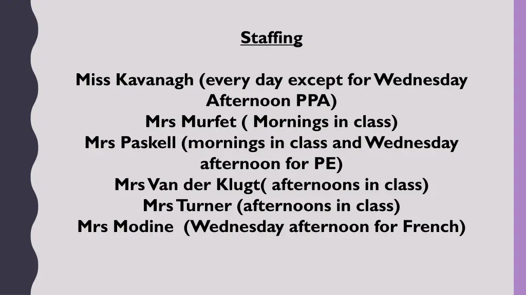 staffing