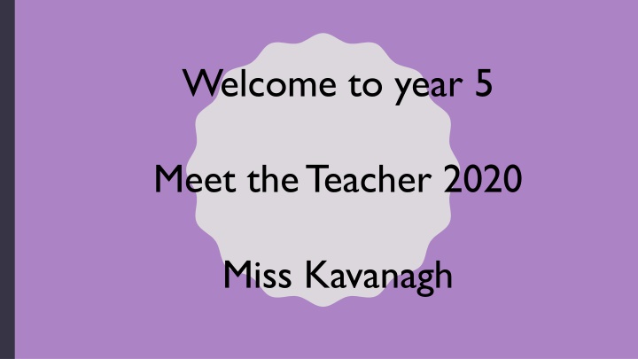 welcome to year 5