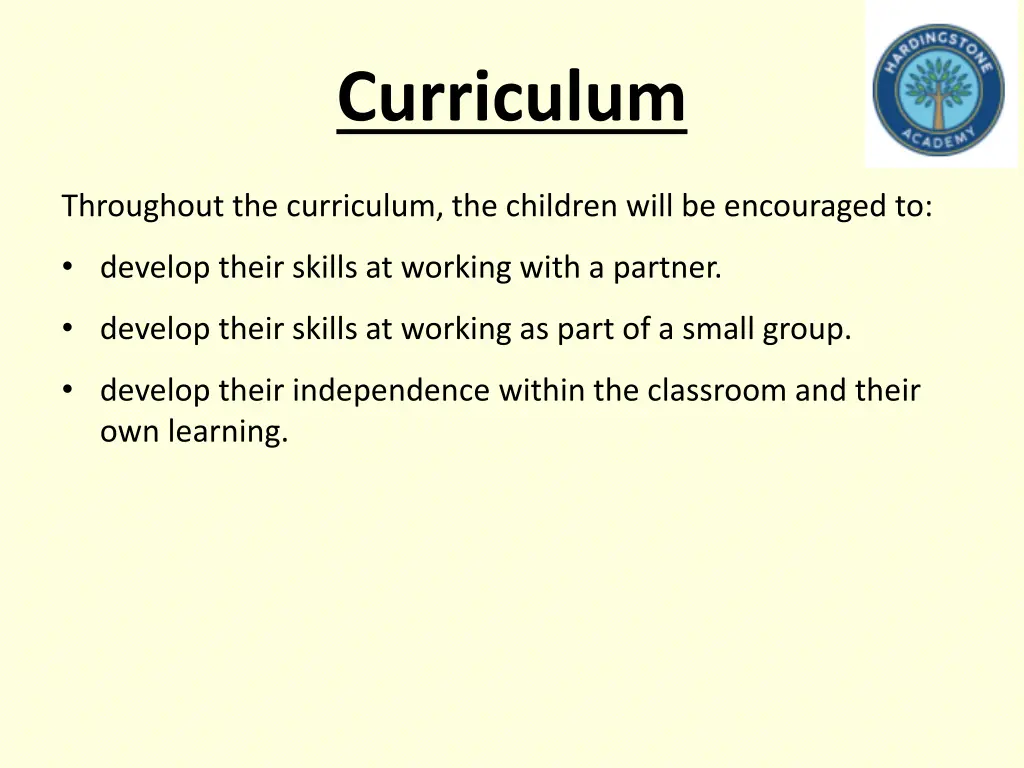 curriculum