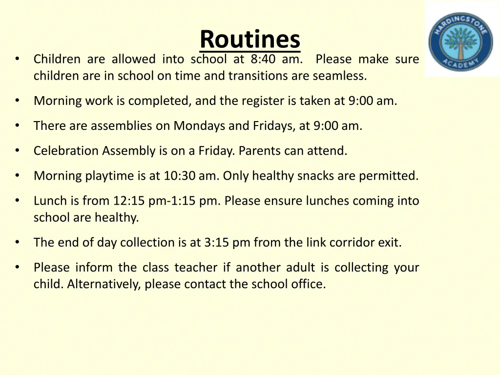 routines