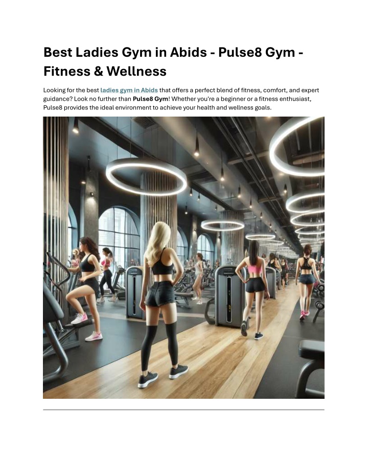 best ladies gym in abids pulse8 gym fitness