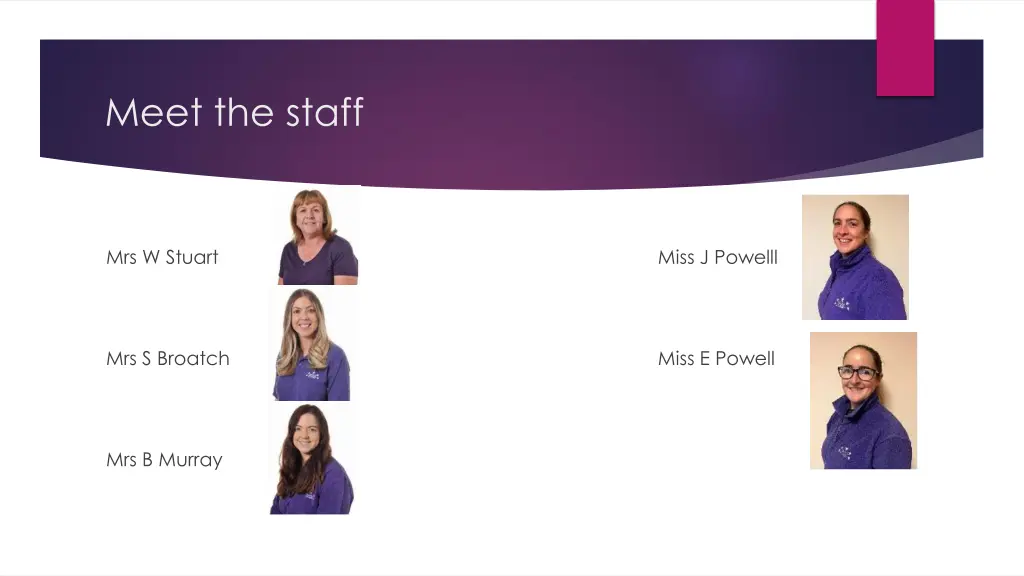 meet the staff 1