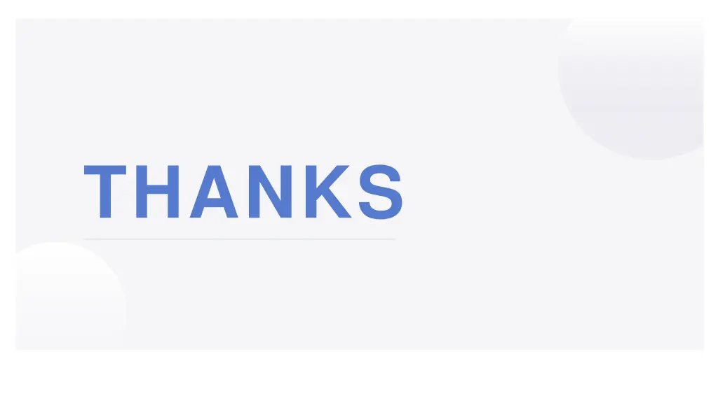thanks