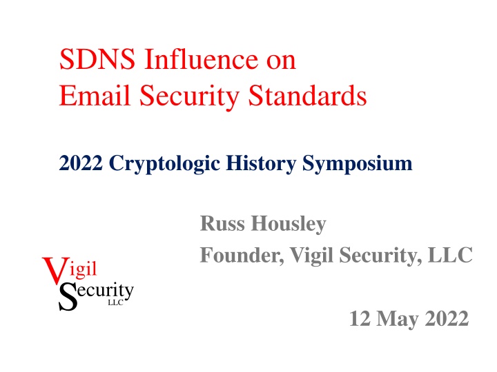 sdns influence on email security standards