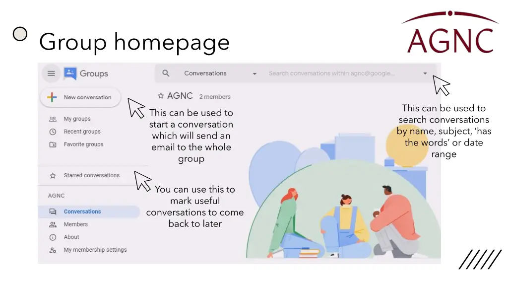 group homepage
