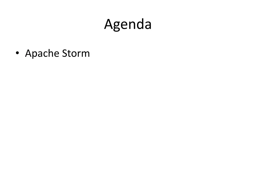 agenda