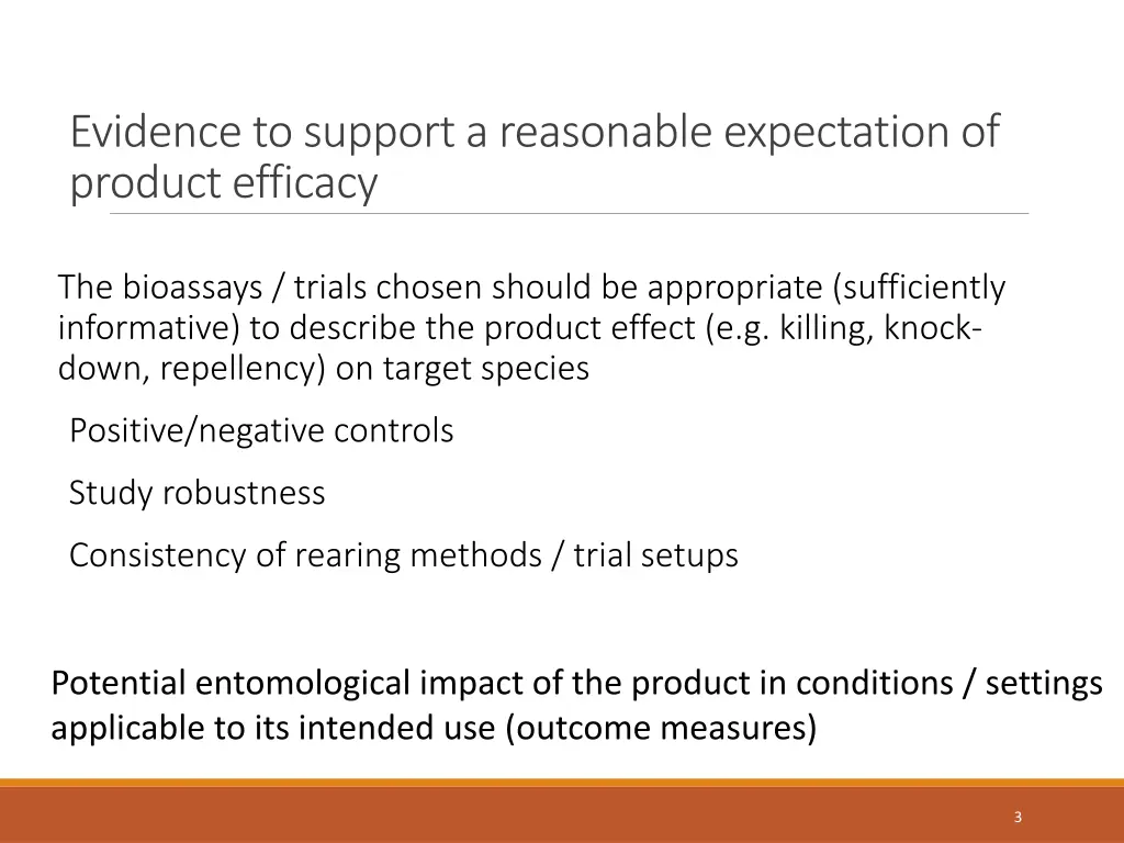 evidence to support a reasonable expectation