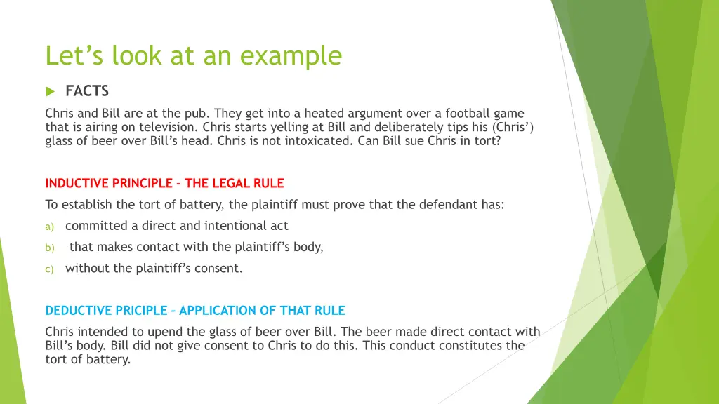 let s look at an example
