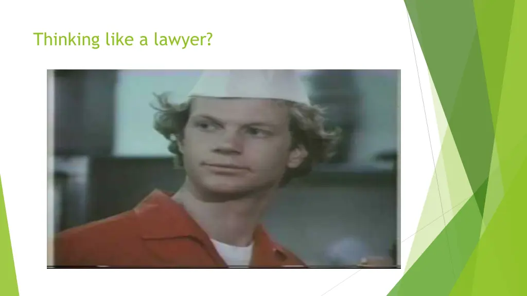 thinking like a lawyer