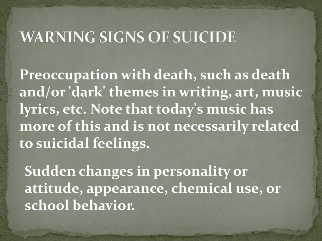 warning signs of suicide 3