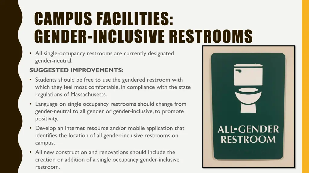 campus facilities gender inclusive restrooms