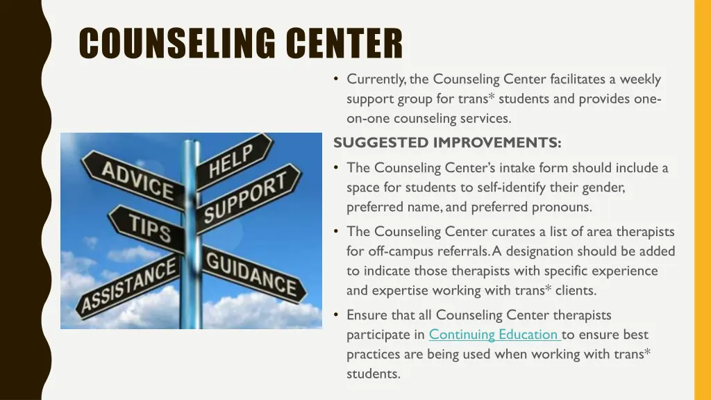 counseling center