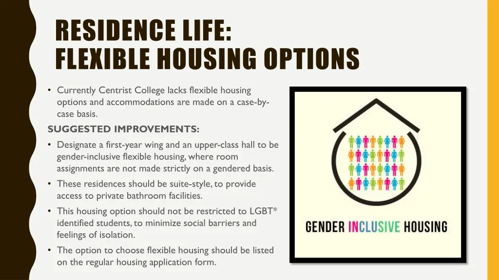 residence life flexible housing options