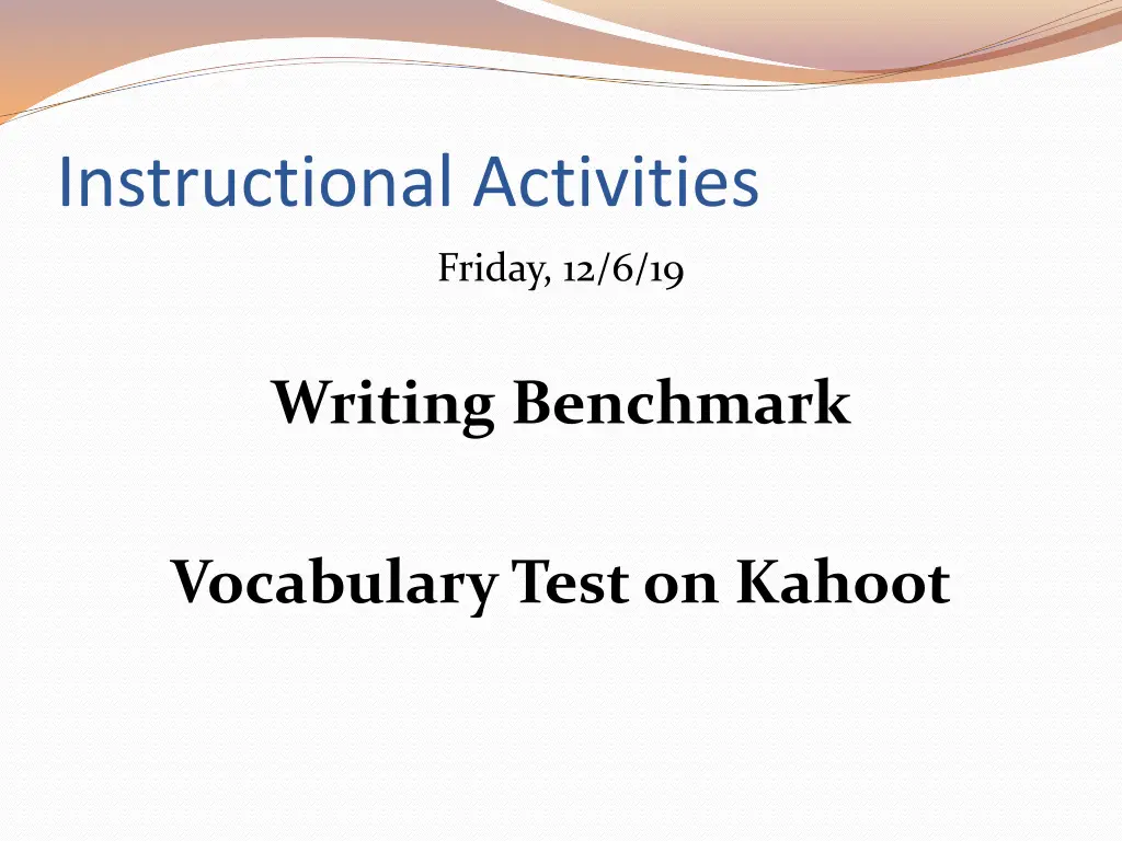 instructional activities 2