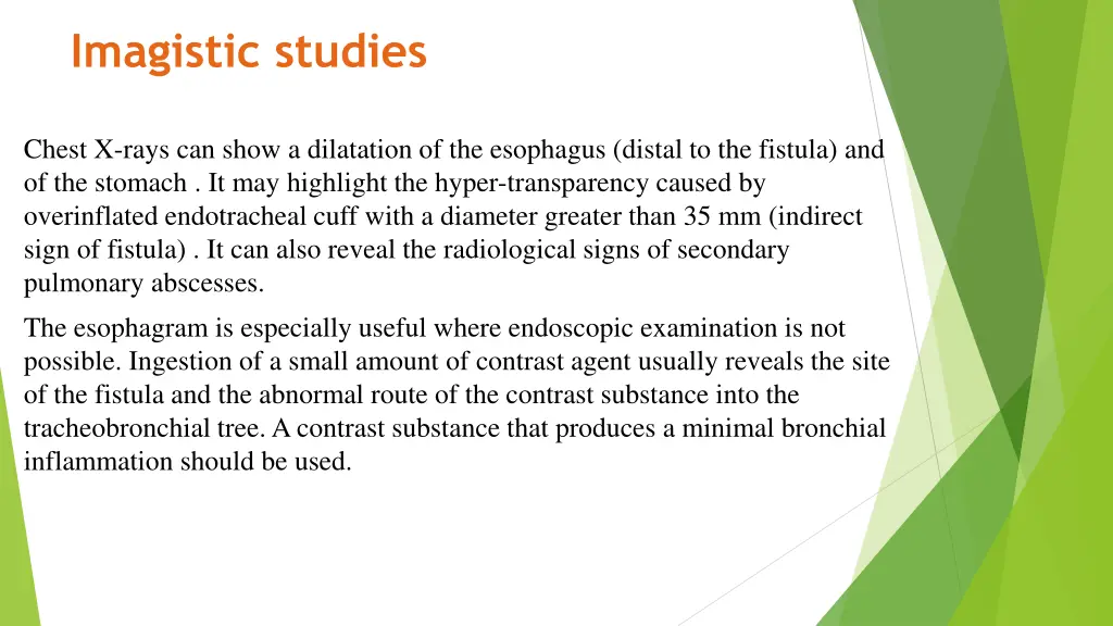 imagistic studies