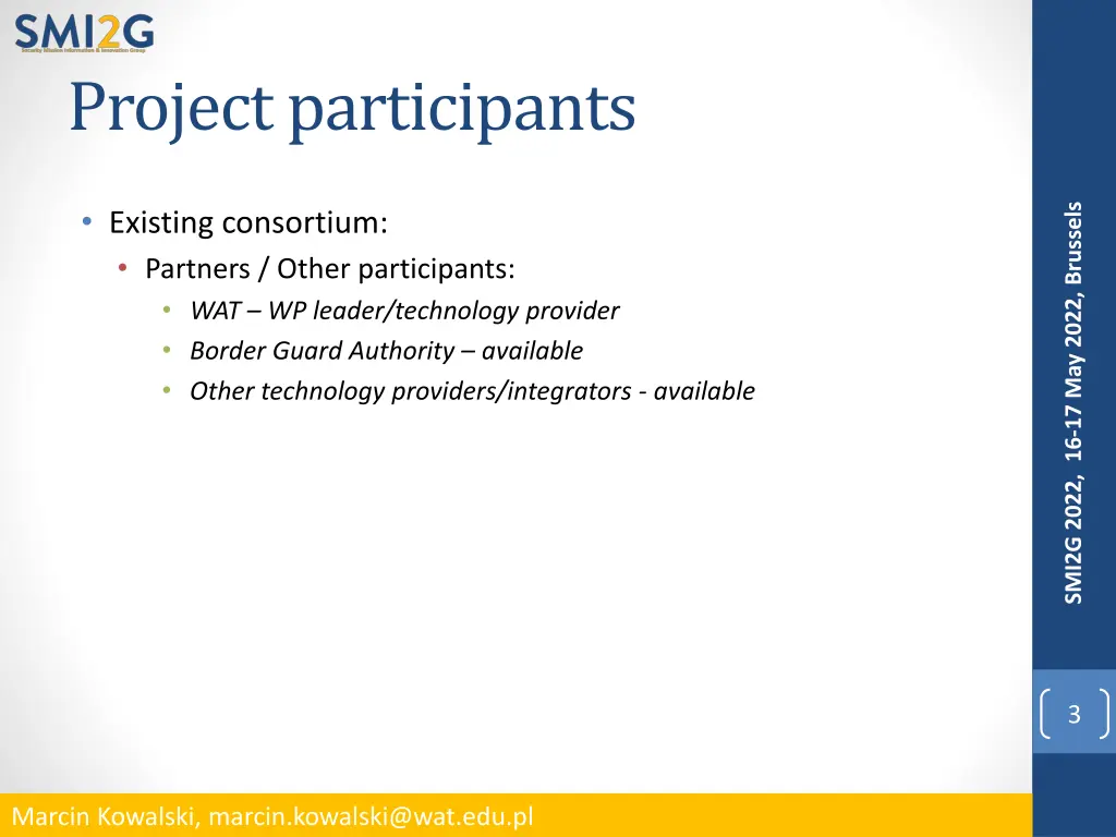 project participants