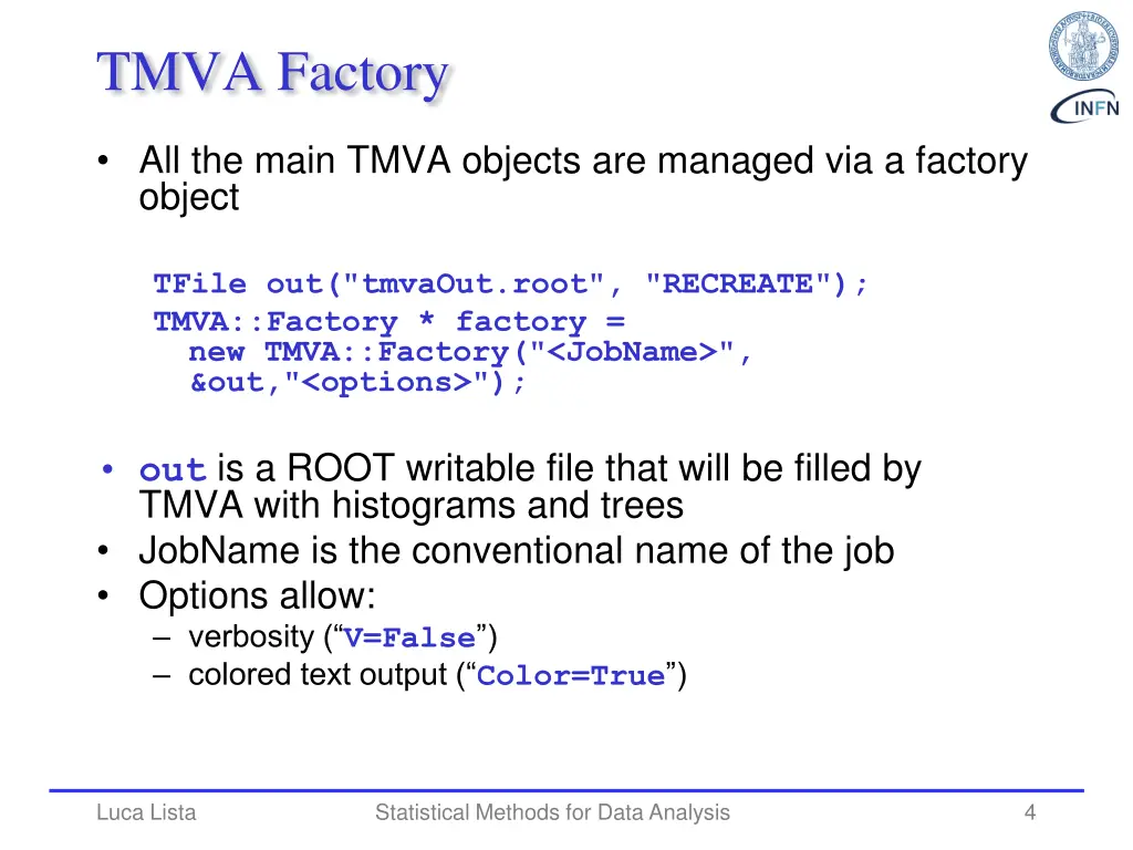 tmva factory