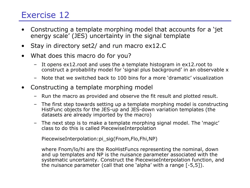 exercise 12