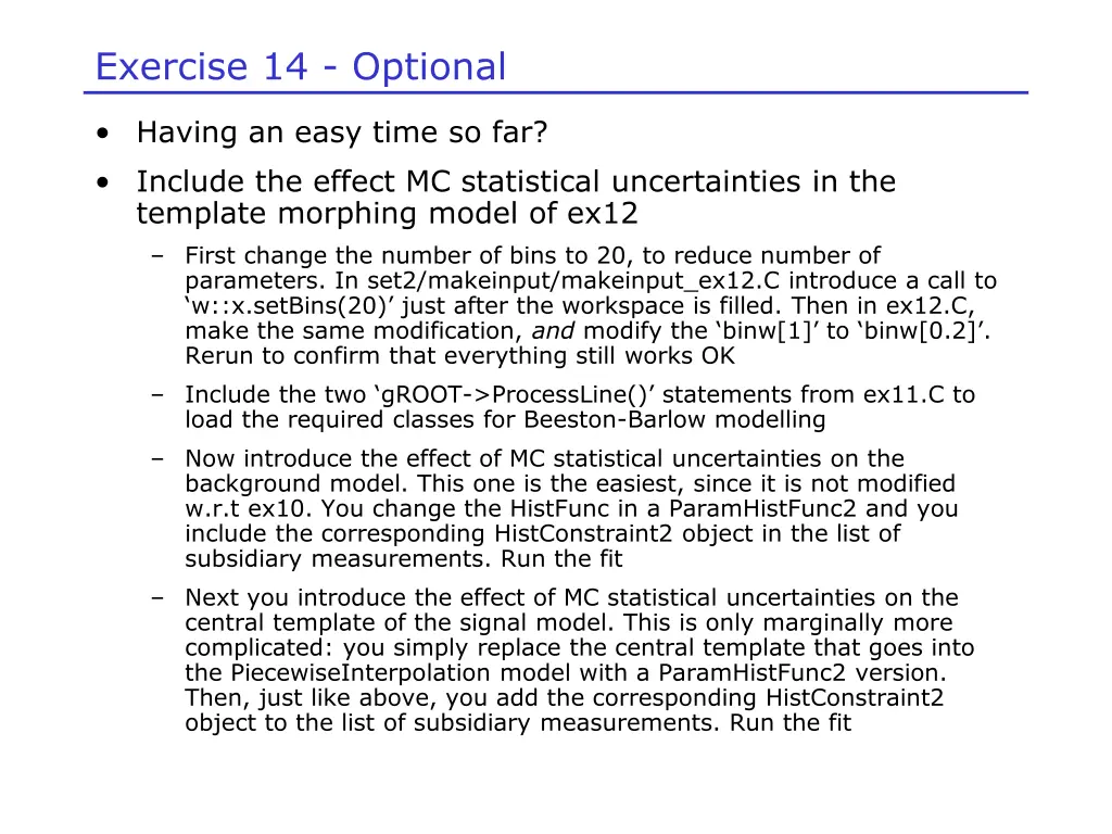 exercise 14 optional