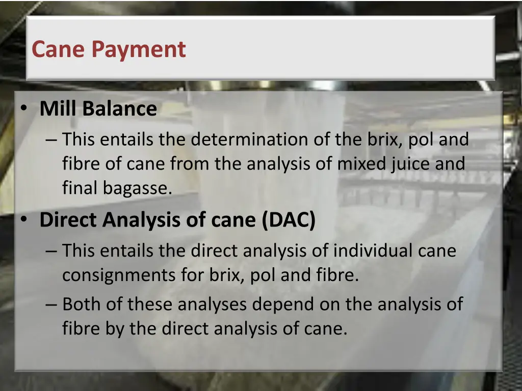 cane payment