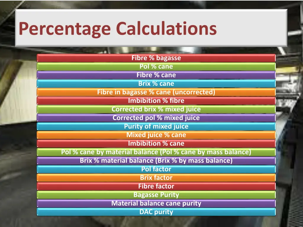 percentage calculations