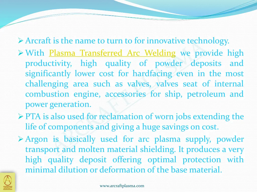 arcraft is the name to turn to for innovative