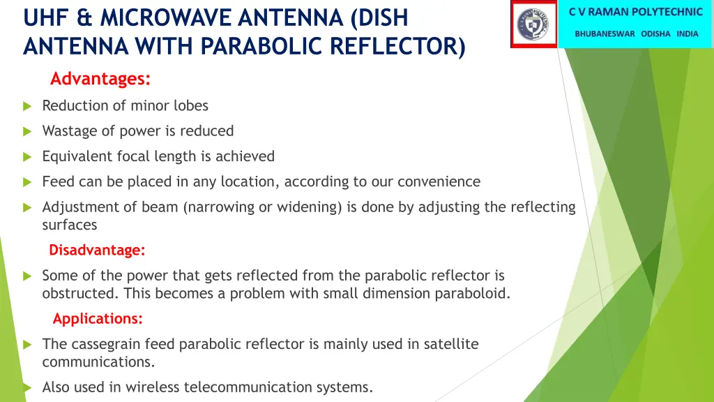 uhf microwave antenna dish antenna with parabolic 2