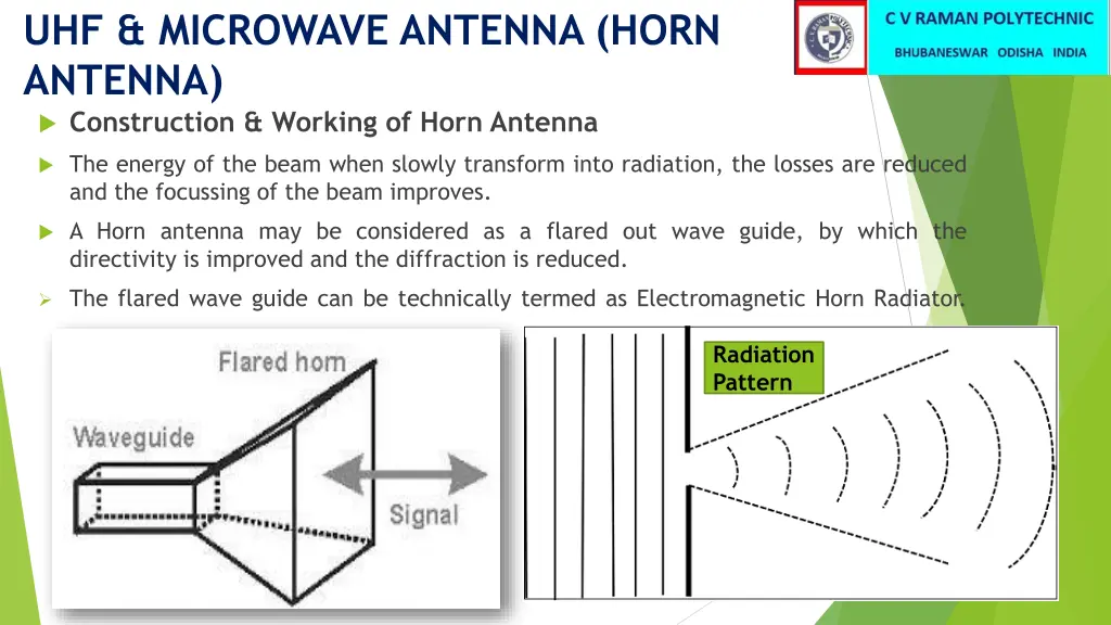 uhf microwave antenna horn antenna construction