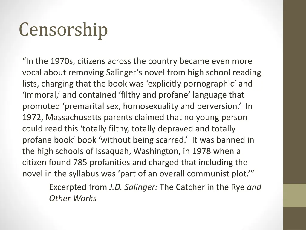 censorship