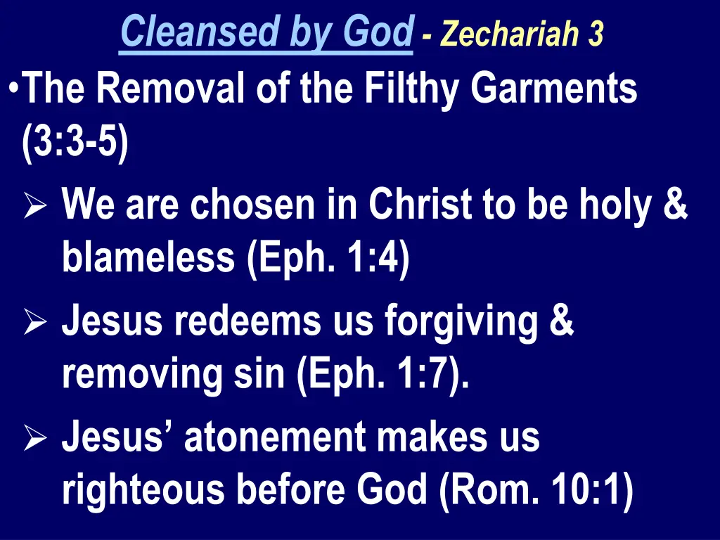 cleansed by god zechariah 3 the removal 1