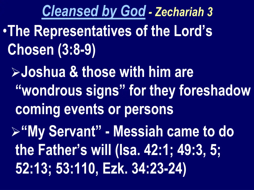 cleansed by god zechariah 3 the representatives