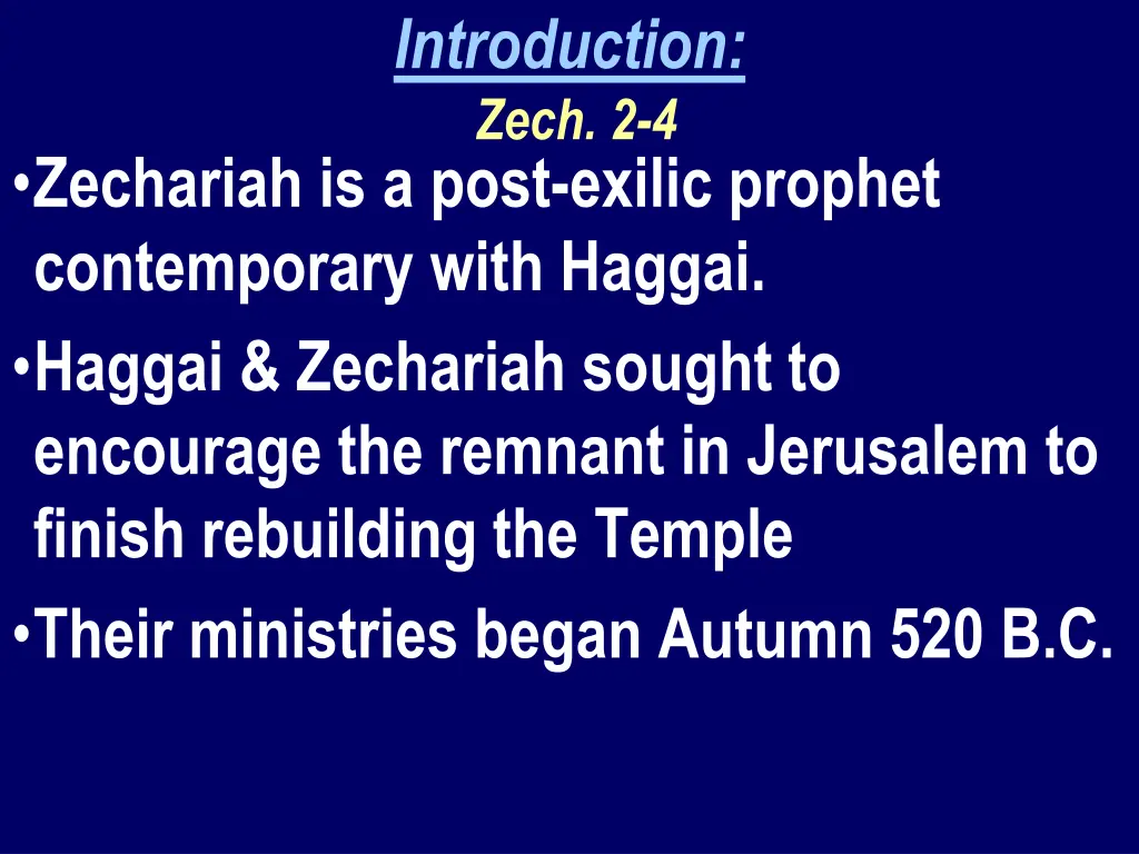 introduction zech 2 4