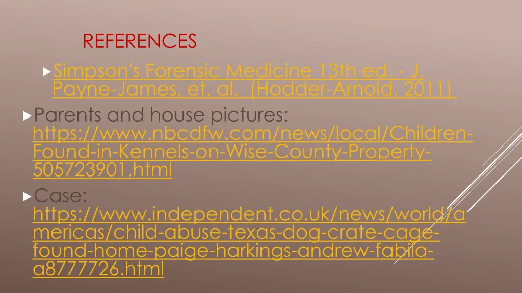 references simpson s forensic medicine 13th