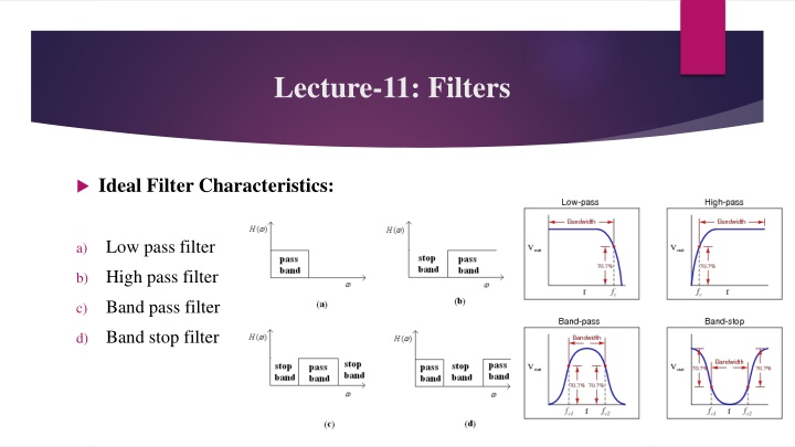 lecture 11 filters