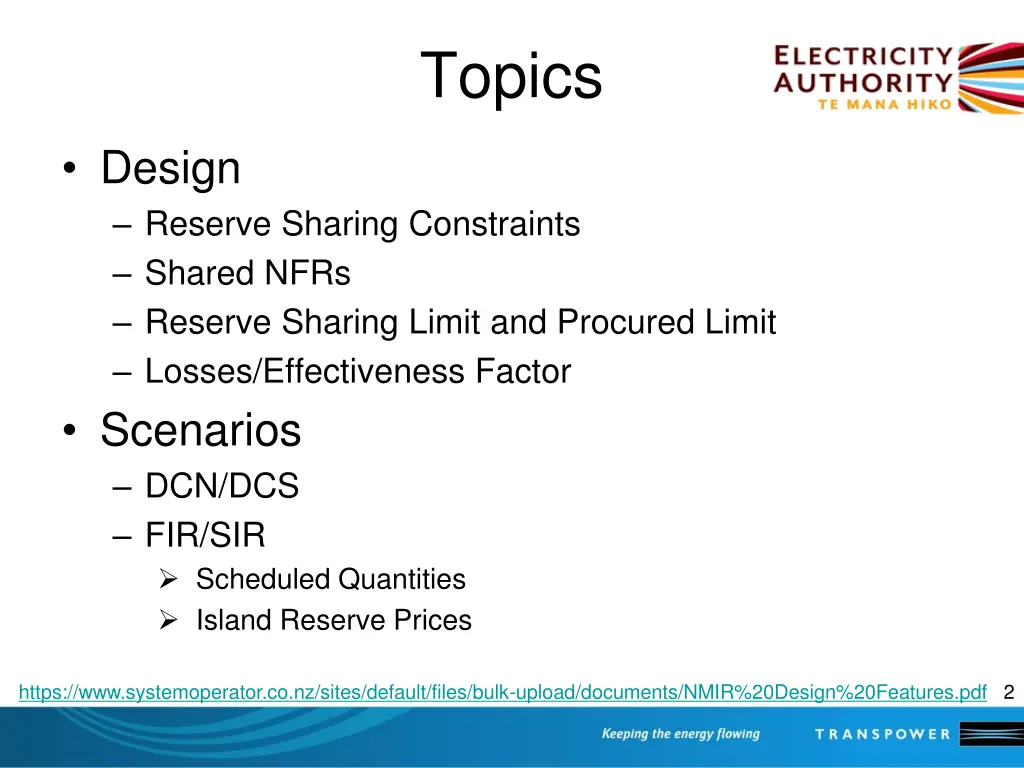 topics