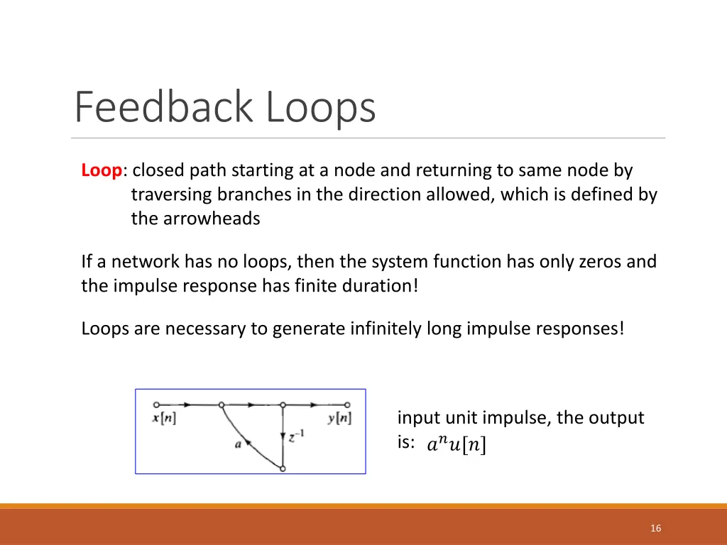 feedback loops
