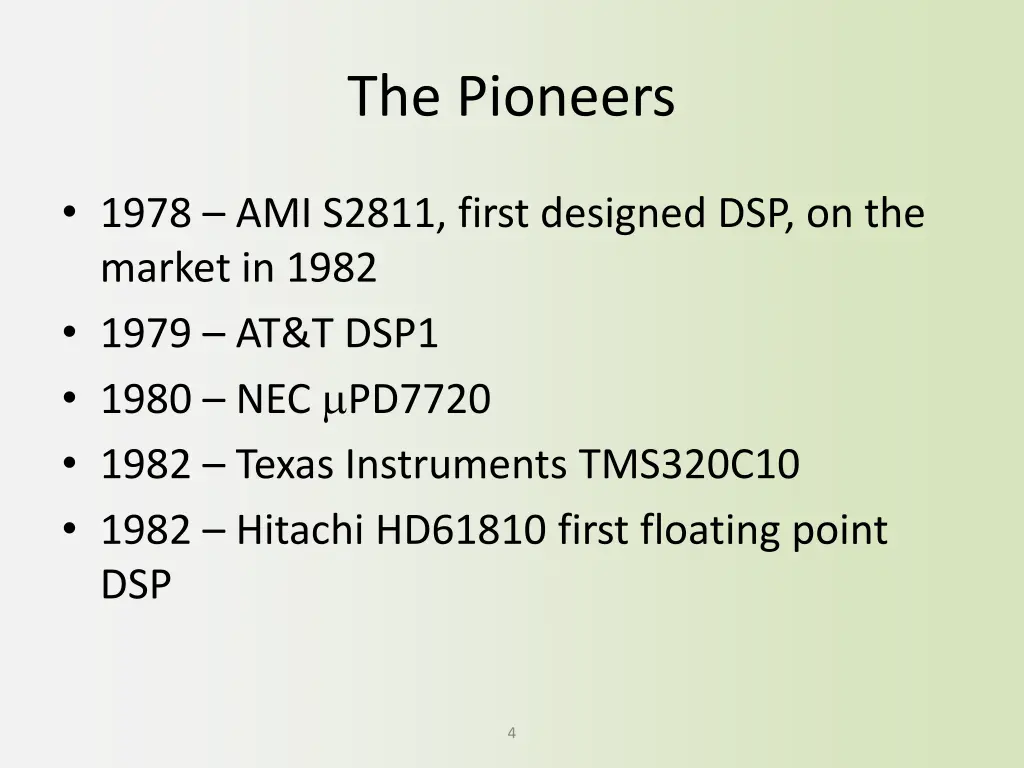 the pioneers