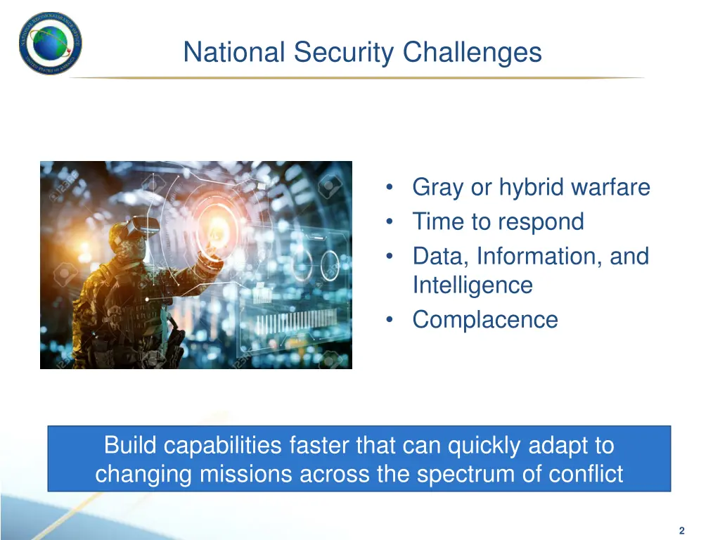 national security challenges