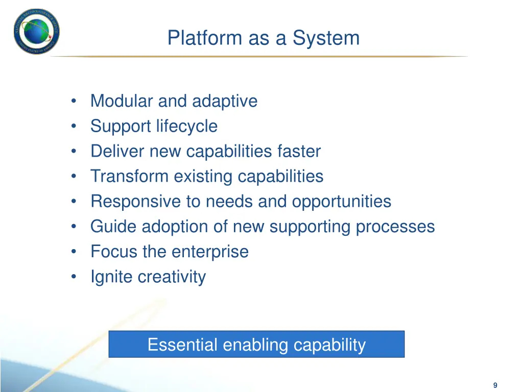 platform as a system